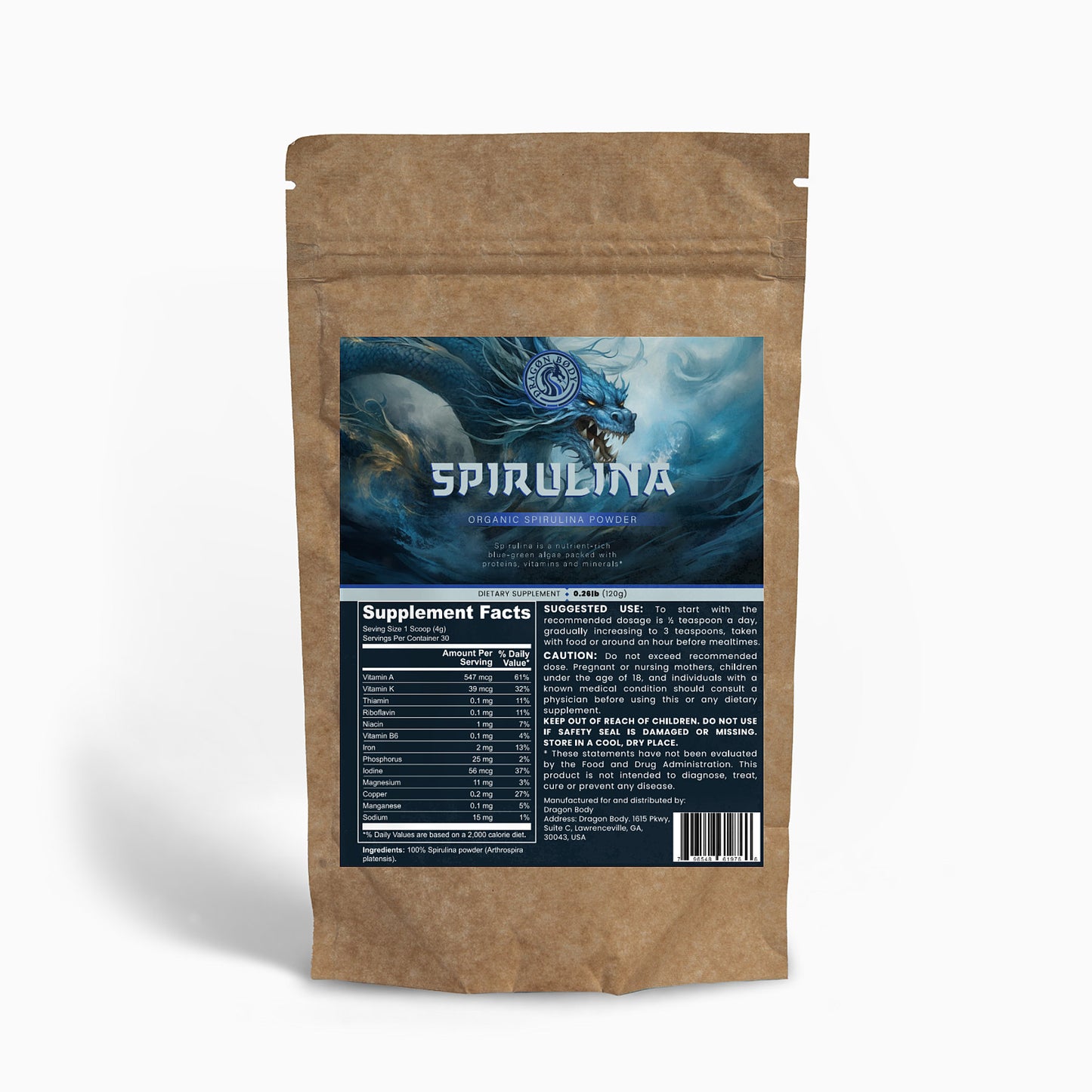 Organic Spirulina Powder